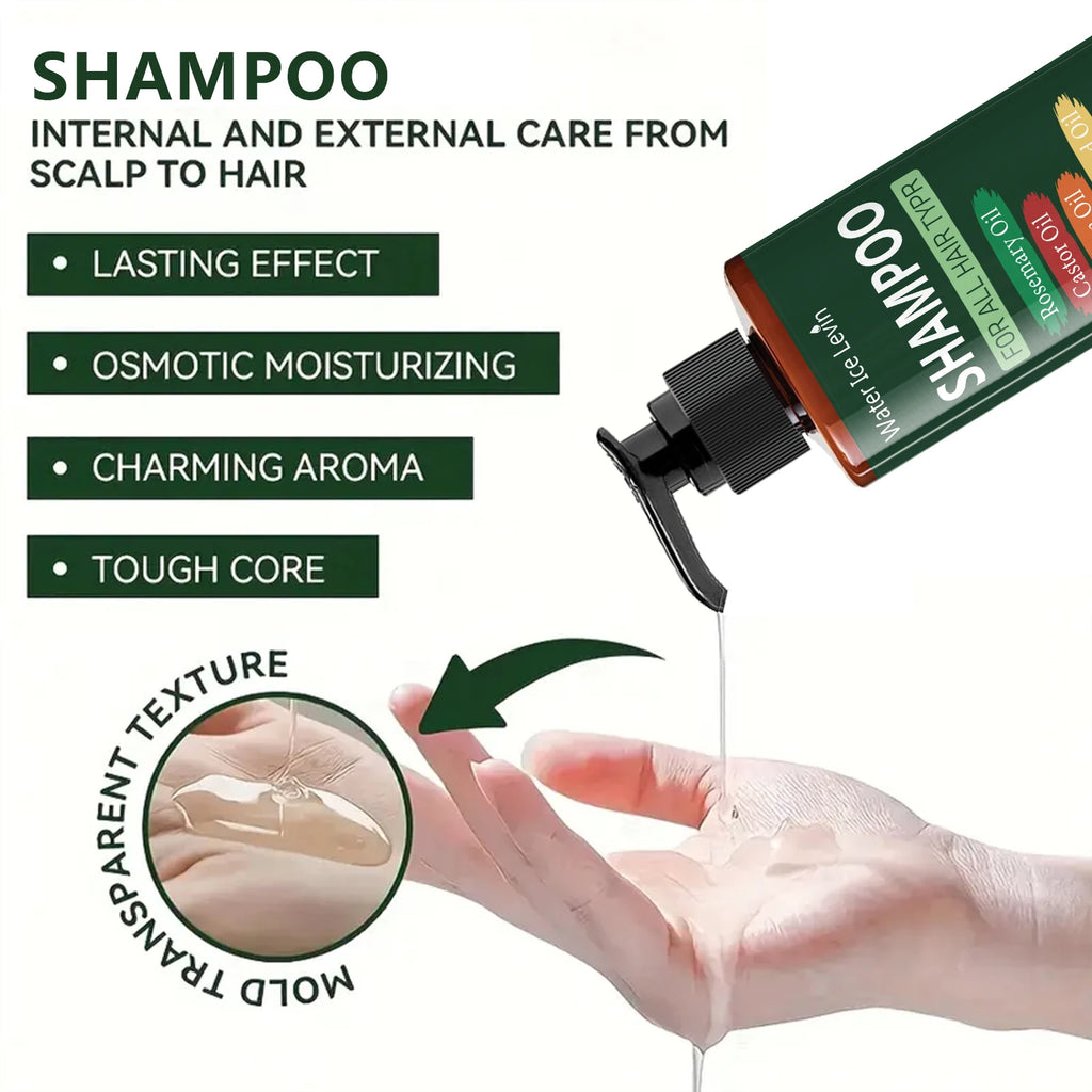 Champú capilar 7 en 1 - 250 g. Champú 7 en 1: refrescante, hidratante, repara el cabello dañado, previene las puntas abiertas y la rotura. Enriquecido con lavanda, aceite de colza, aceite de menta, biotina y queratina.