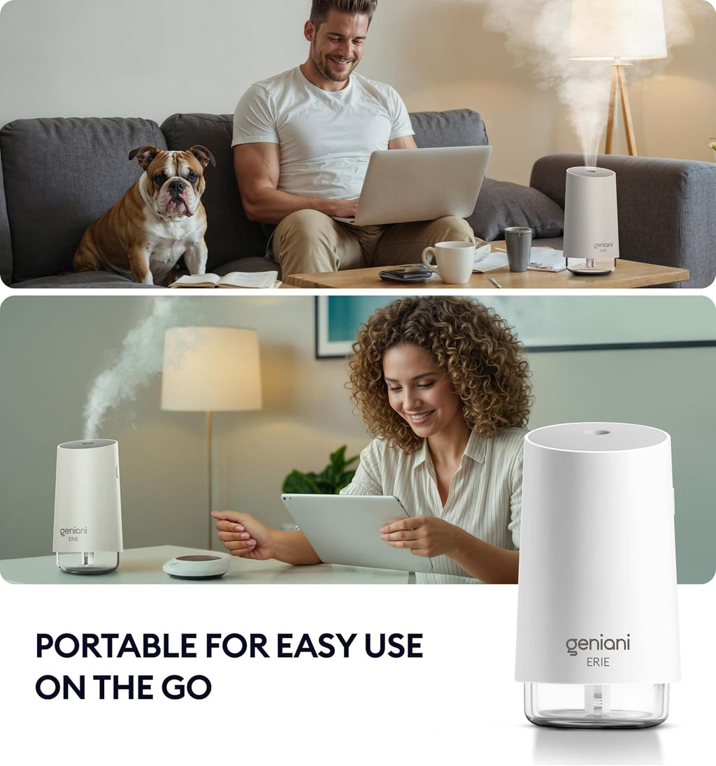 Humidificador Erie de 250 ml, blanco