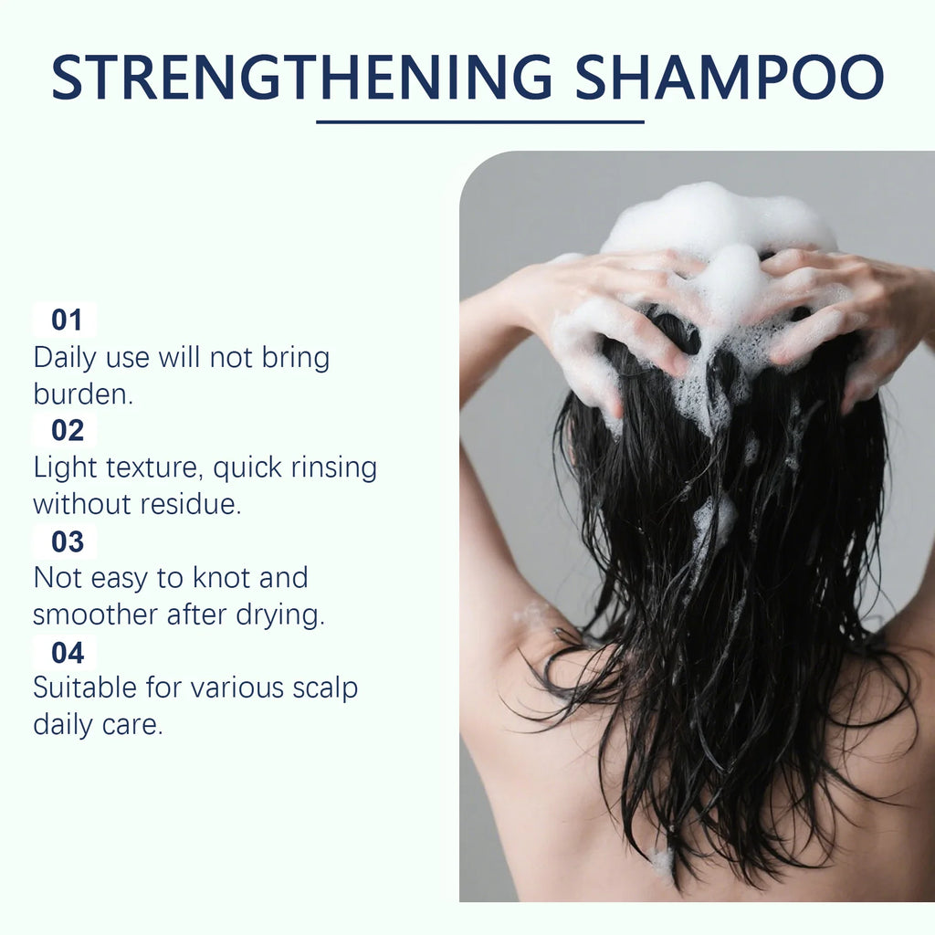 Champú de romero, menta, jengibre y aceite de árbol de té para el cuero cabelludo. Nutre el cabello, aporta volumen, limpia profundamente y refresca. Cuidado capilar natural de uso diario.