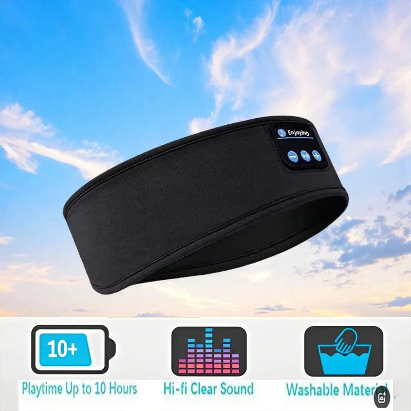 Nuevos auriculares inalámbricos Bluetooth para dormir, auriculares musicales, antifaz para dormir, diadema deportiva para correr al aire libre, diadema para yoga