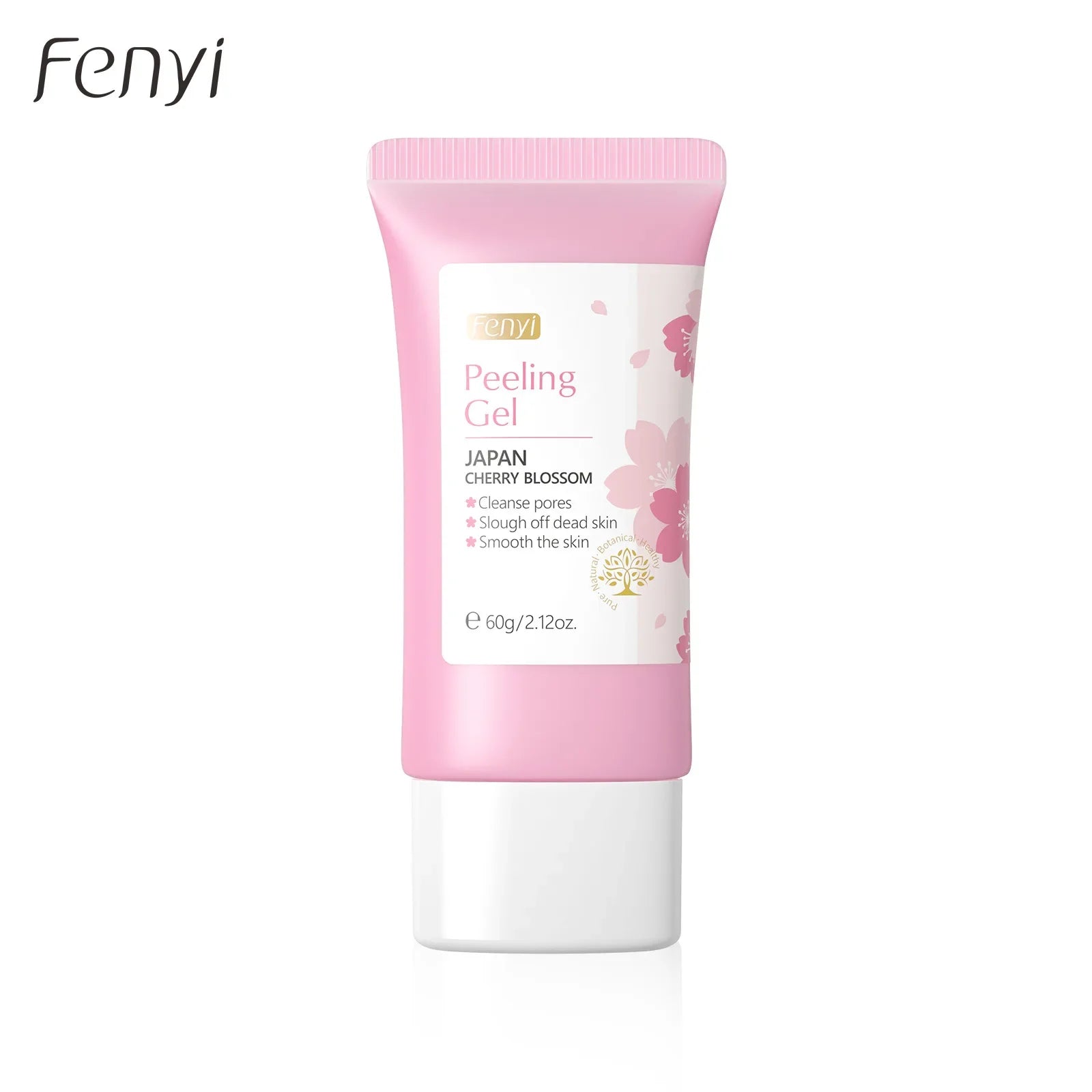 Gel exfoliante facial de limpieza profunda Sakura para el cuidado de la piel, blanqueador, hidratante y reparador, 60 g