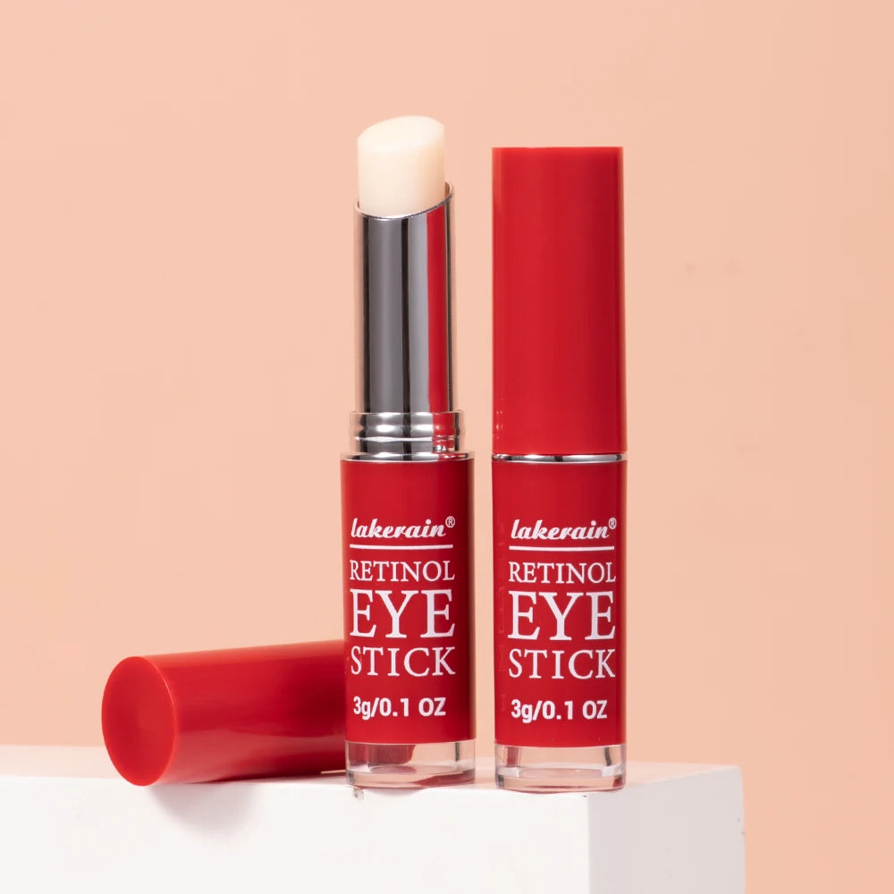 Crema de ojos con retinol para aclarar ojeras y reafirmar la piel. Sérum reparador instantáneo para el contorno de ojos para mujeres. Cuidado de los ojos femeninos.