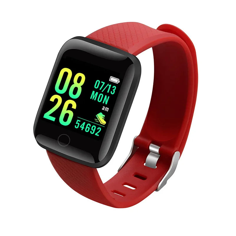 Smartwatch para hombre y mujer con monitor de actividad física, regalo de cumpleaños y reloj electrónico para Android/iOS.