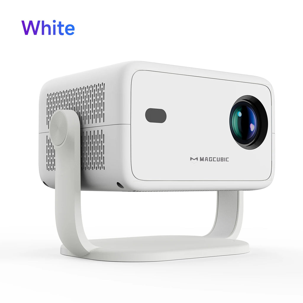 Proyector Magcubic Native 1080P 650ANSI 8K Android14 L018 con corrección trapezoidal automática, enfoque, Wifi6, BT5.4, portátil para cine y exteriores.