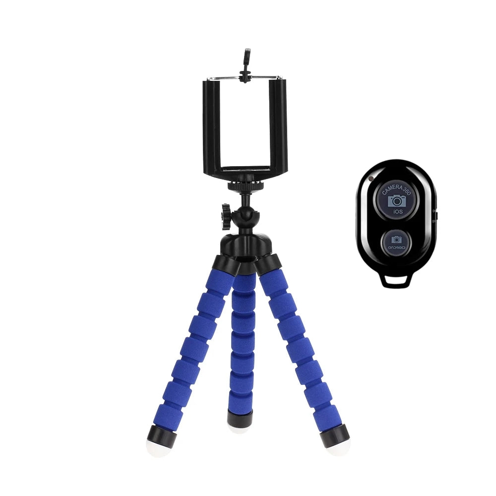 Trípodes Trípode (Tripie)  para teléfono móvil Soporte para cámara Clip Smartphone Monopié Soporte de trípode Octopus Mini trípode Stativ para teléfono
