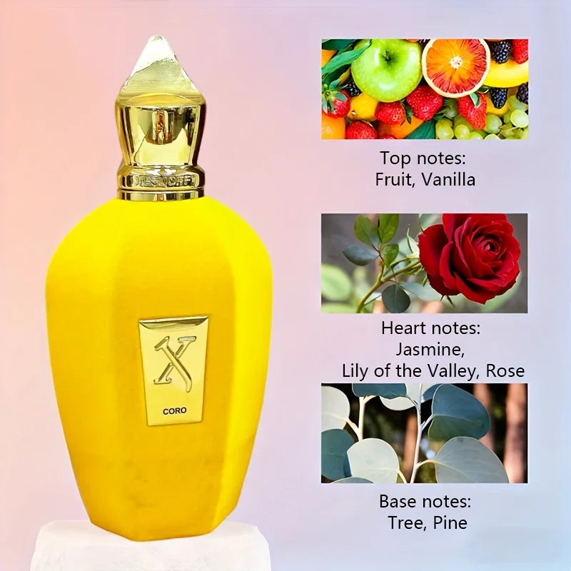 Perfumes clásicos de 100 ml para mujer y hombre con notas florales y frutales árabes. Perfume de larga duración en spray corporal. Regalo ideal para citas. Colonia. Fragancia.