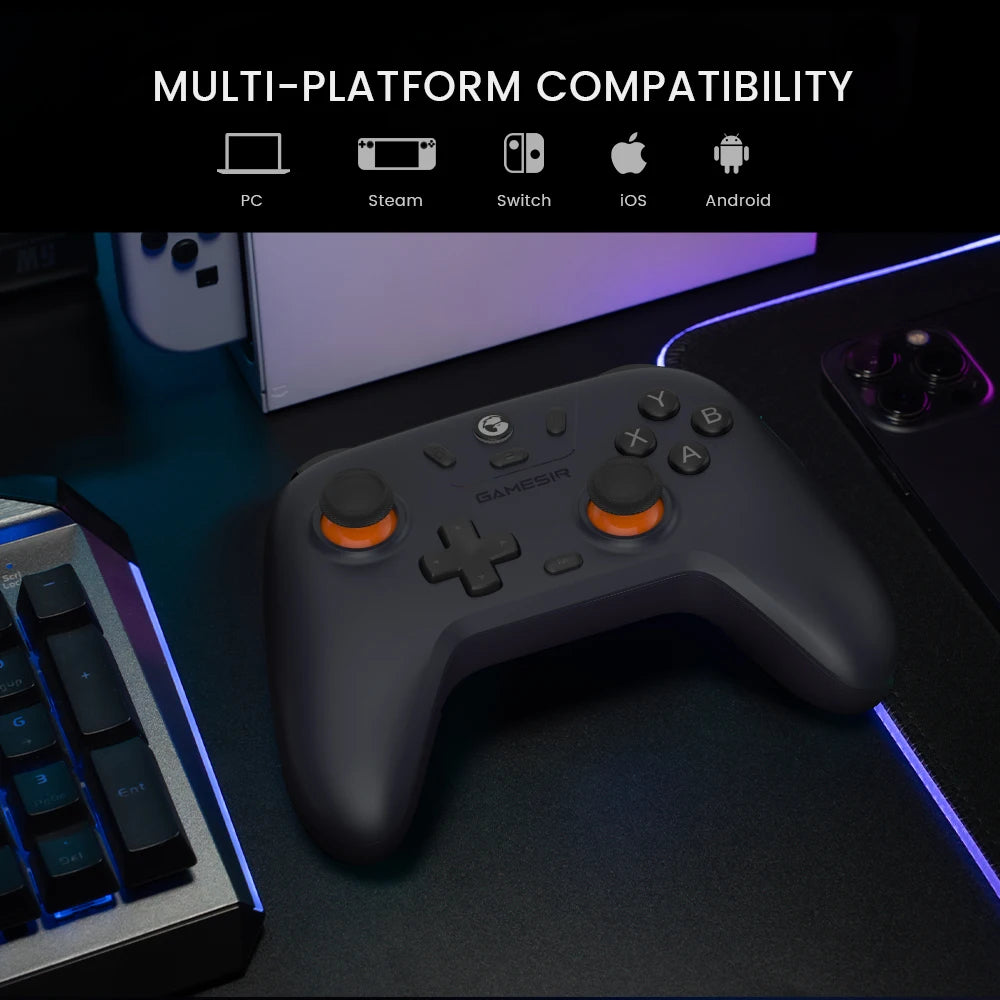 Mando GameSir T4 Nova Lite para Nintendo Switch con efecto Hall, compatible con iPhone, Android y PC (Steam).