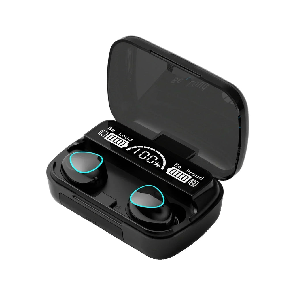 Auriculares Bluetooth M10 manos libres con pantalla LED, auriculares inalámbricos HiFi estéreo para música, resistentes al agua y para juegos.
