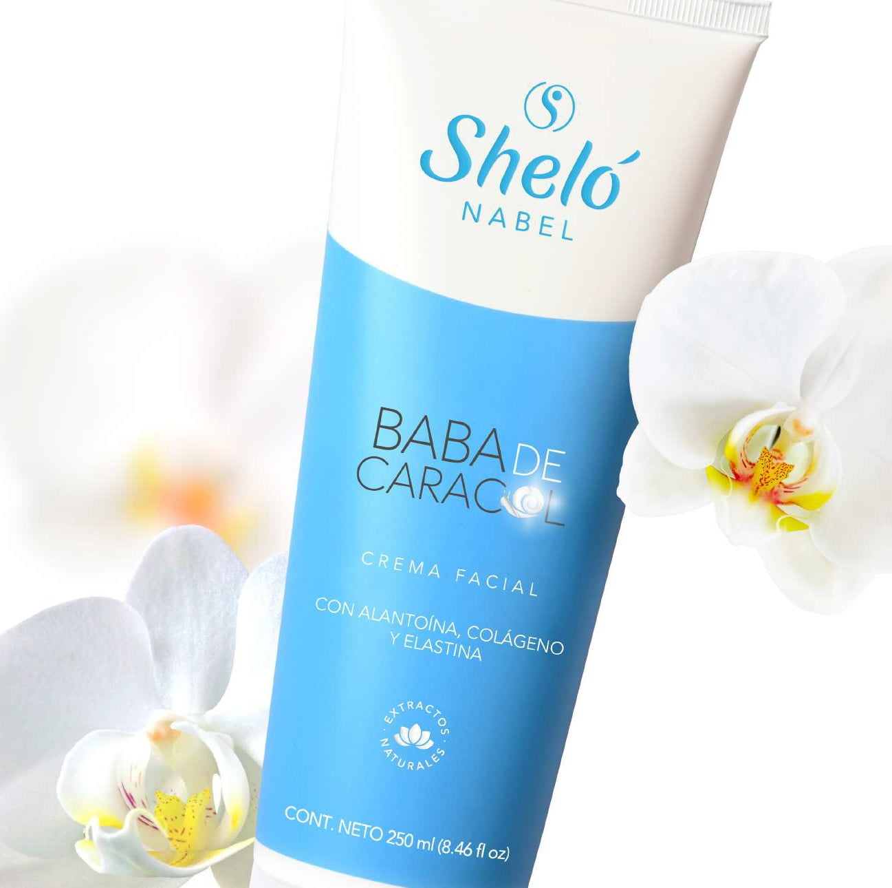 Crema Facial de Baba de Caracol 250 ml, Sheló Nabel
