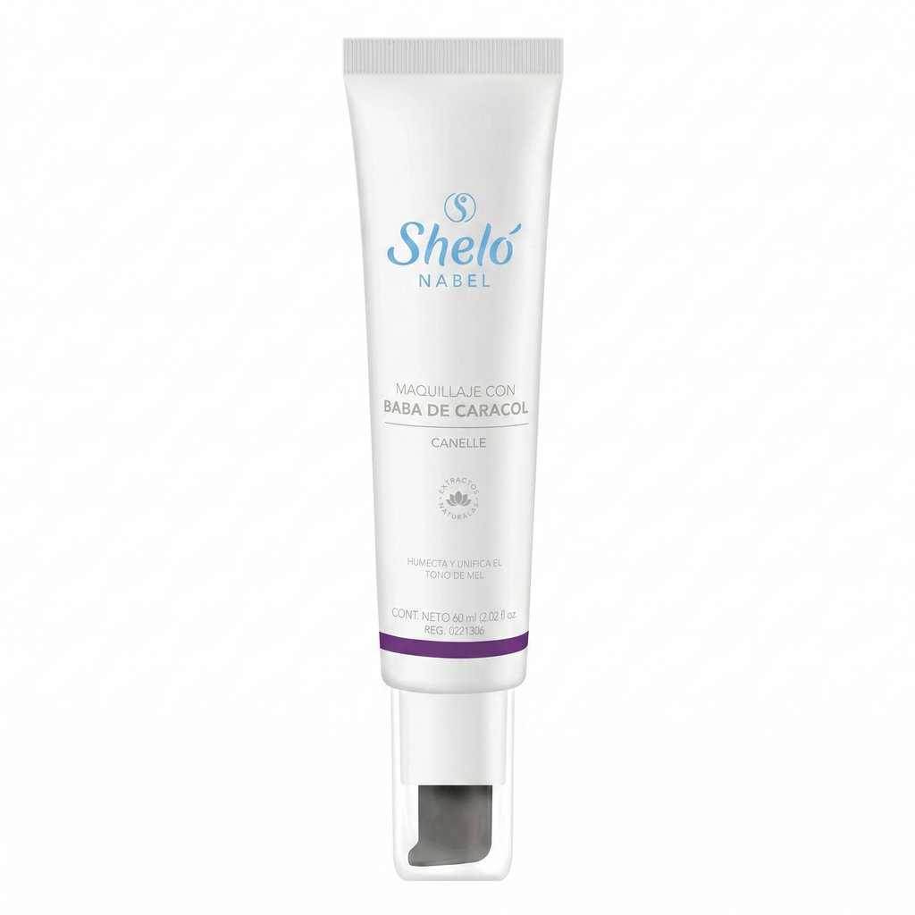 Maquillaje con Baba de Caracol 30 ml, Sheló Nabel