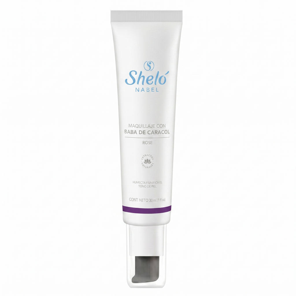 Maquillaje con Baba de Caracol 30 ml, Sheló Nabel