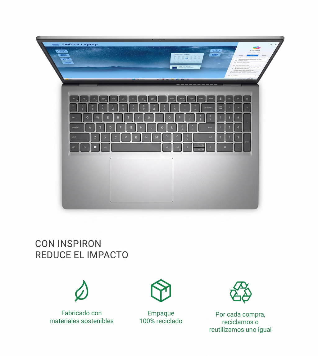 DELL  Laptop thin & light DC15250 15.6 pulgadas Full HD Intel Core i5 Intel UHD 16 GB RAM 512 GB SSD