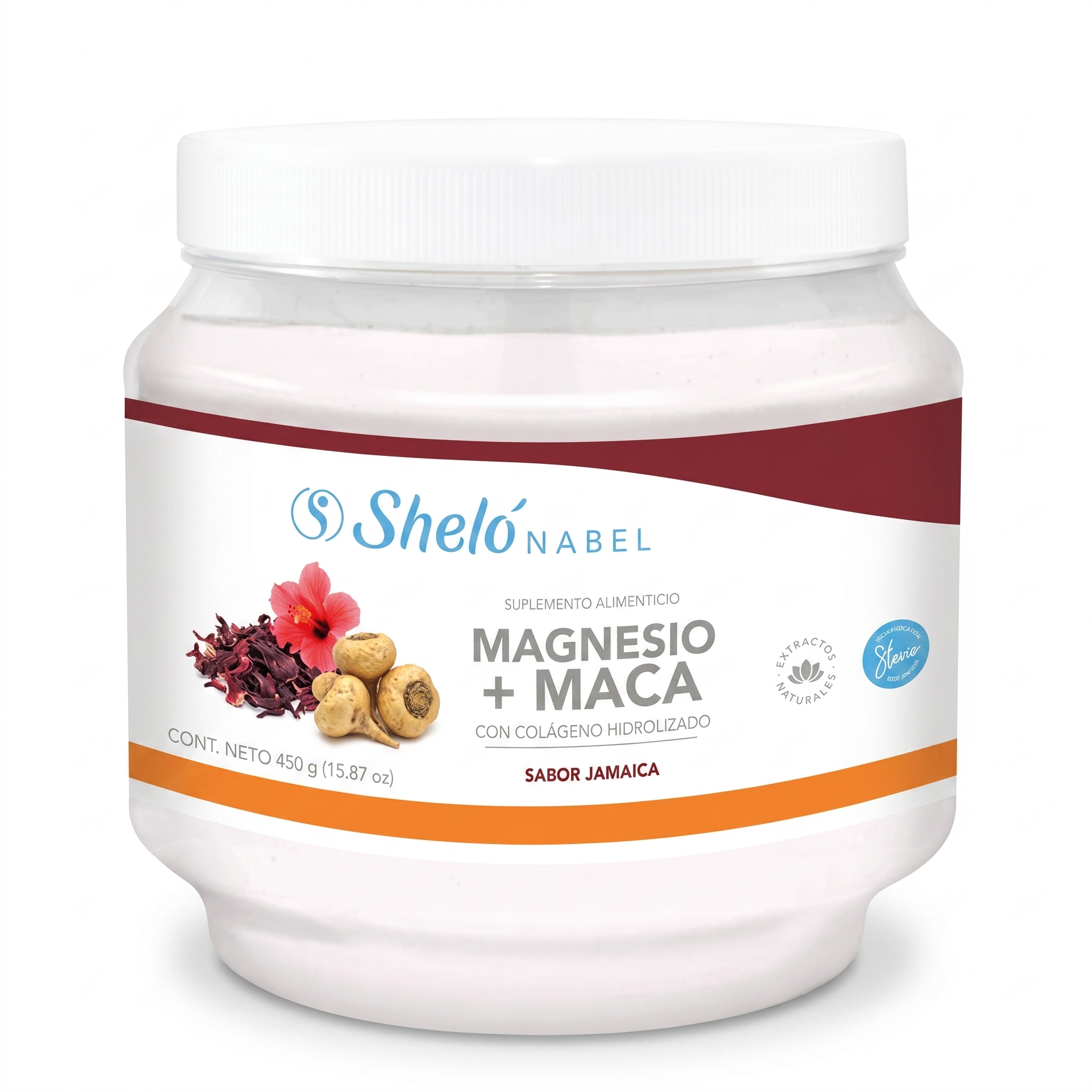 Magnesio + Maca Colágeno Hidrolizado 450 g, Sheló Nabel