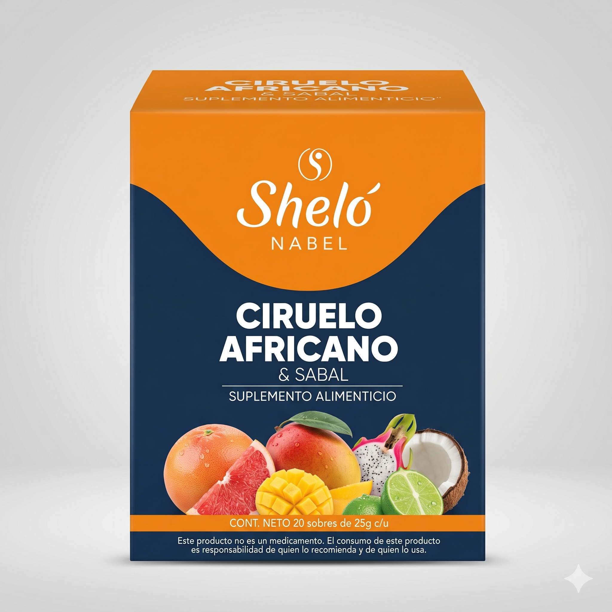 Ciruelo Africano & Sabala 20 sobres de 25 g c/u, Sheló Nabel
