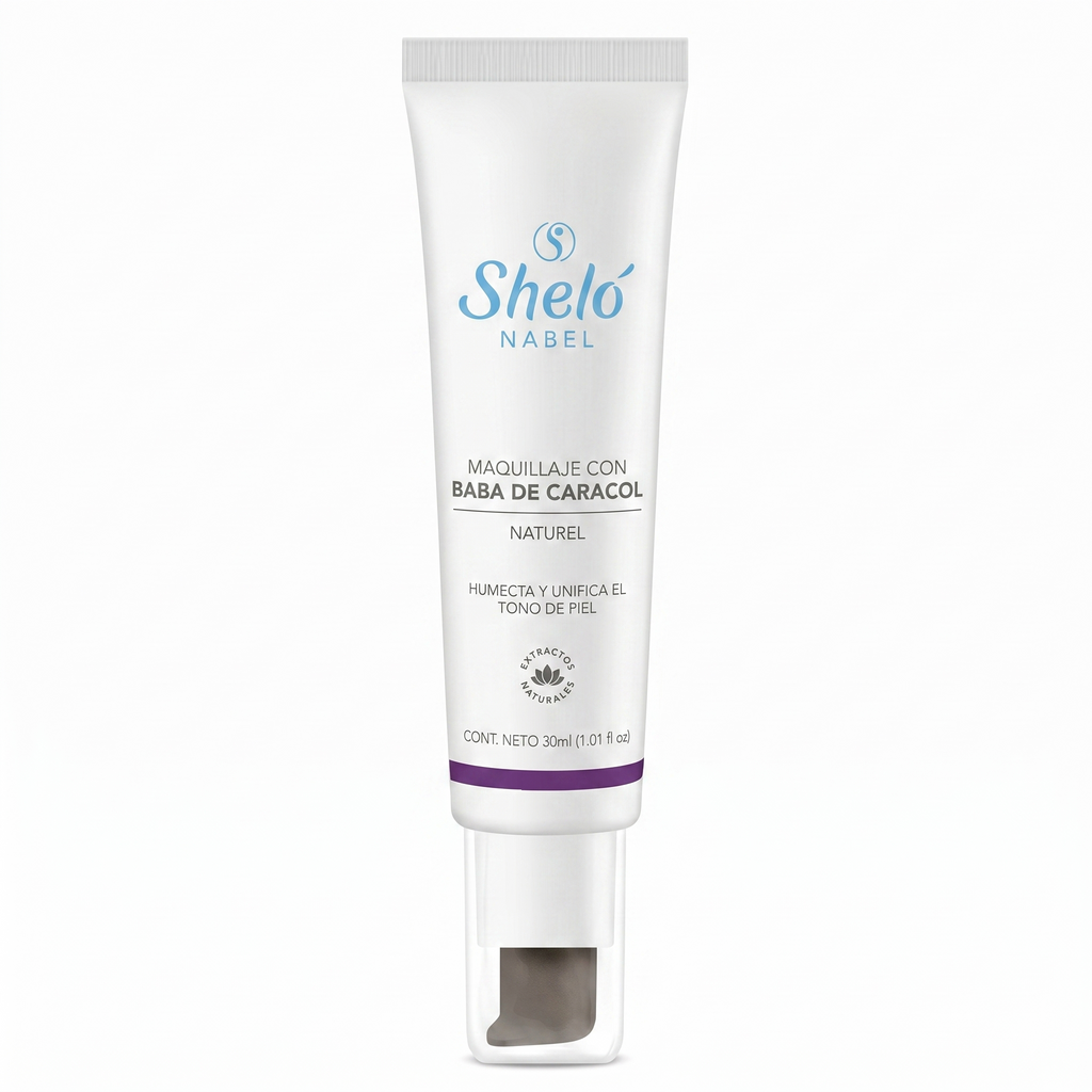 Maquillaje con Baba de Caracol 30 ml, Sheló Nabel