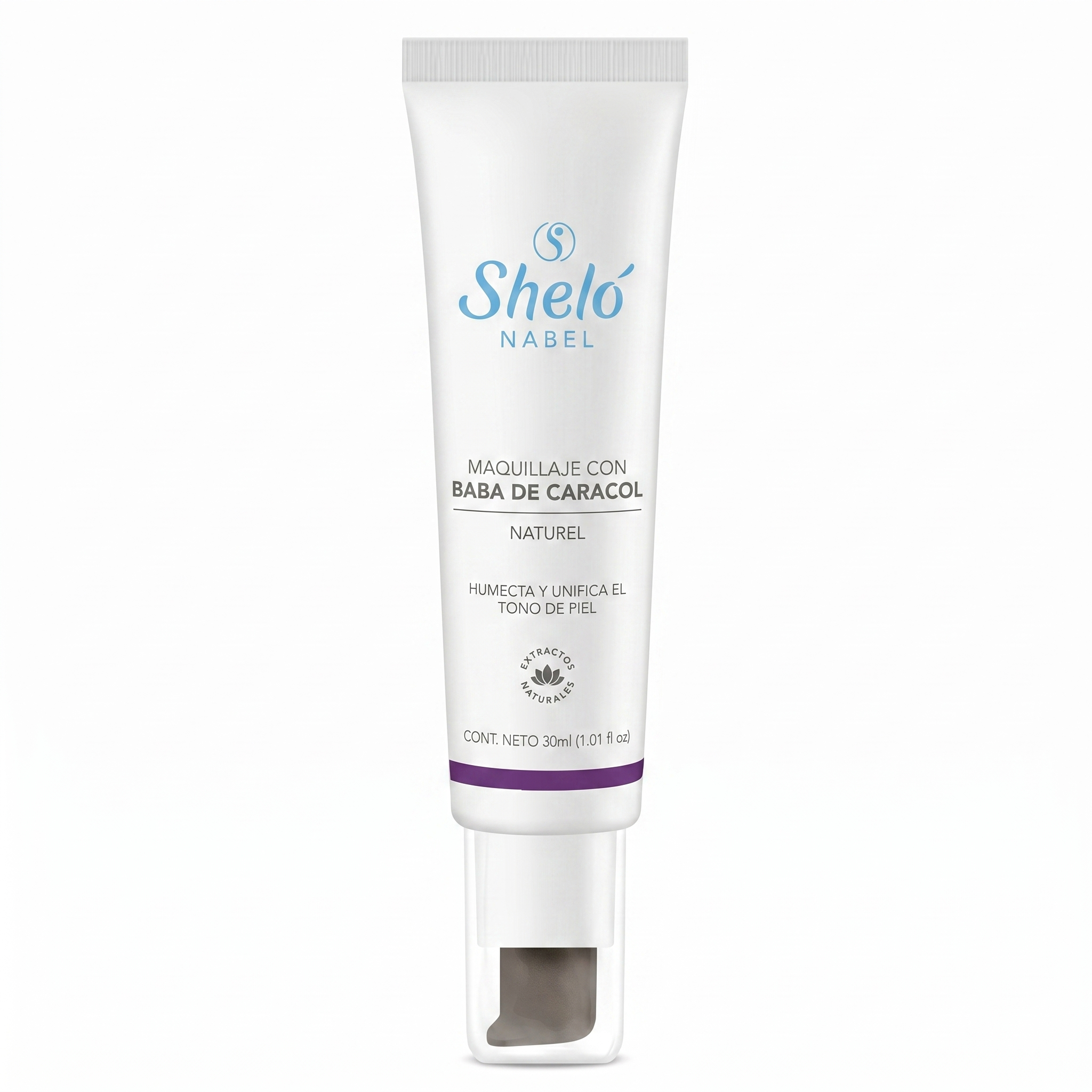 Maquillaje con Baba de Caracol 30 ml, Sheló Nabel