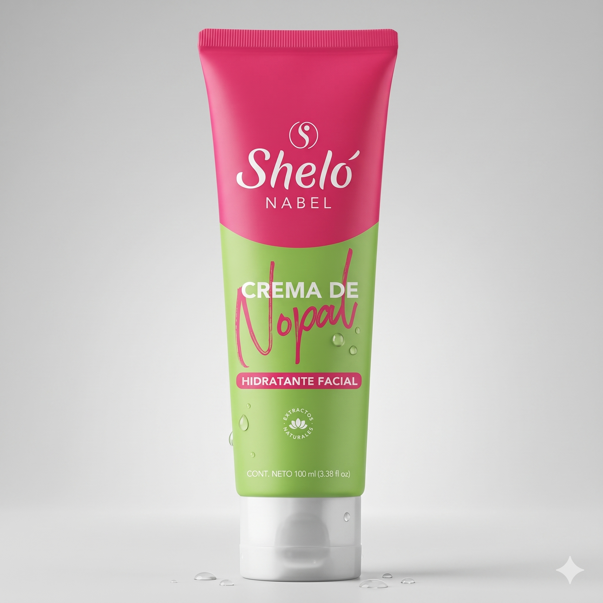Crema Facial de Nopal Hidratante 100 ml, Sheló Nabel