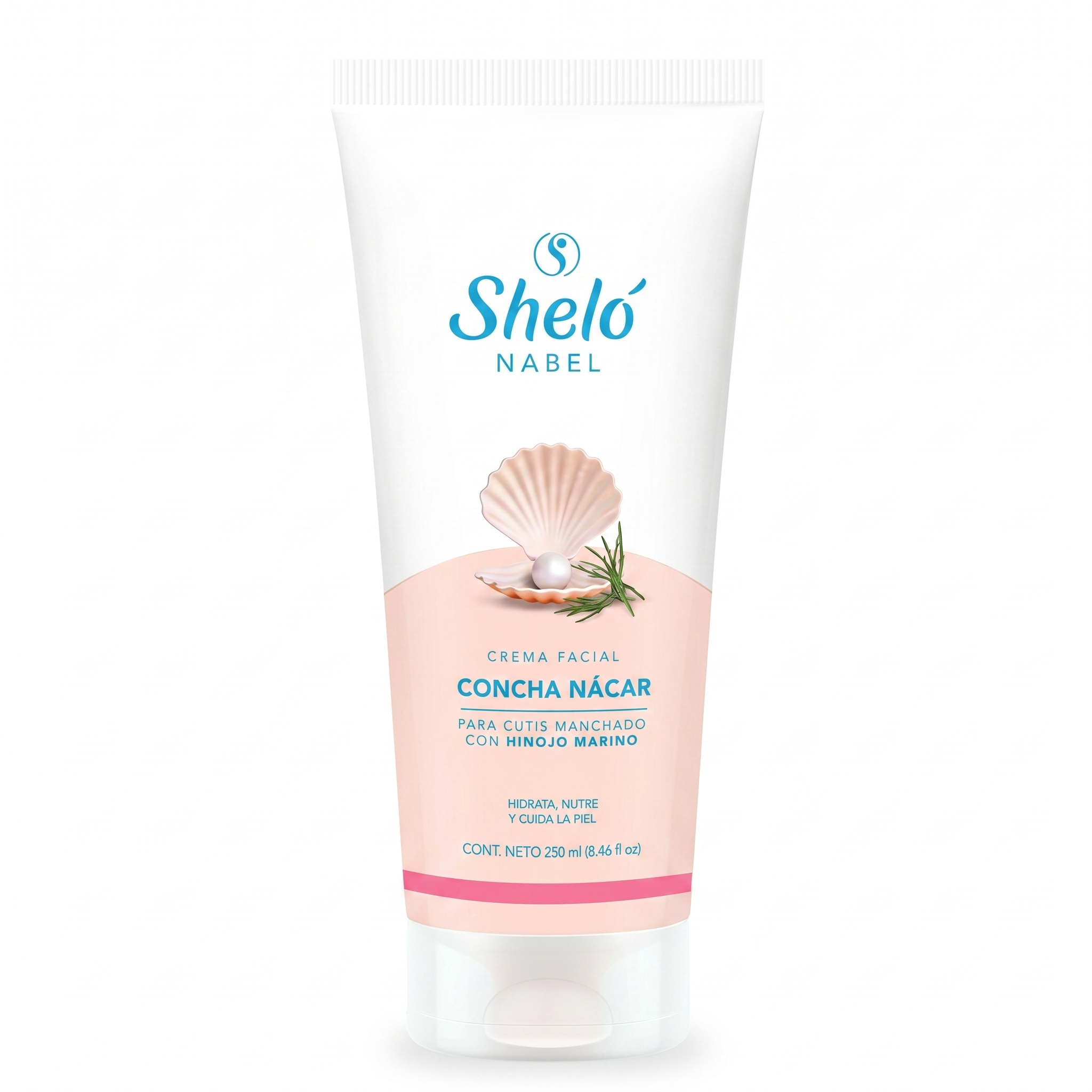 Crema Facial Concha Nácar 250 ml, Sheló Nabel