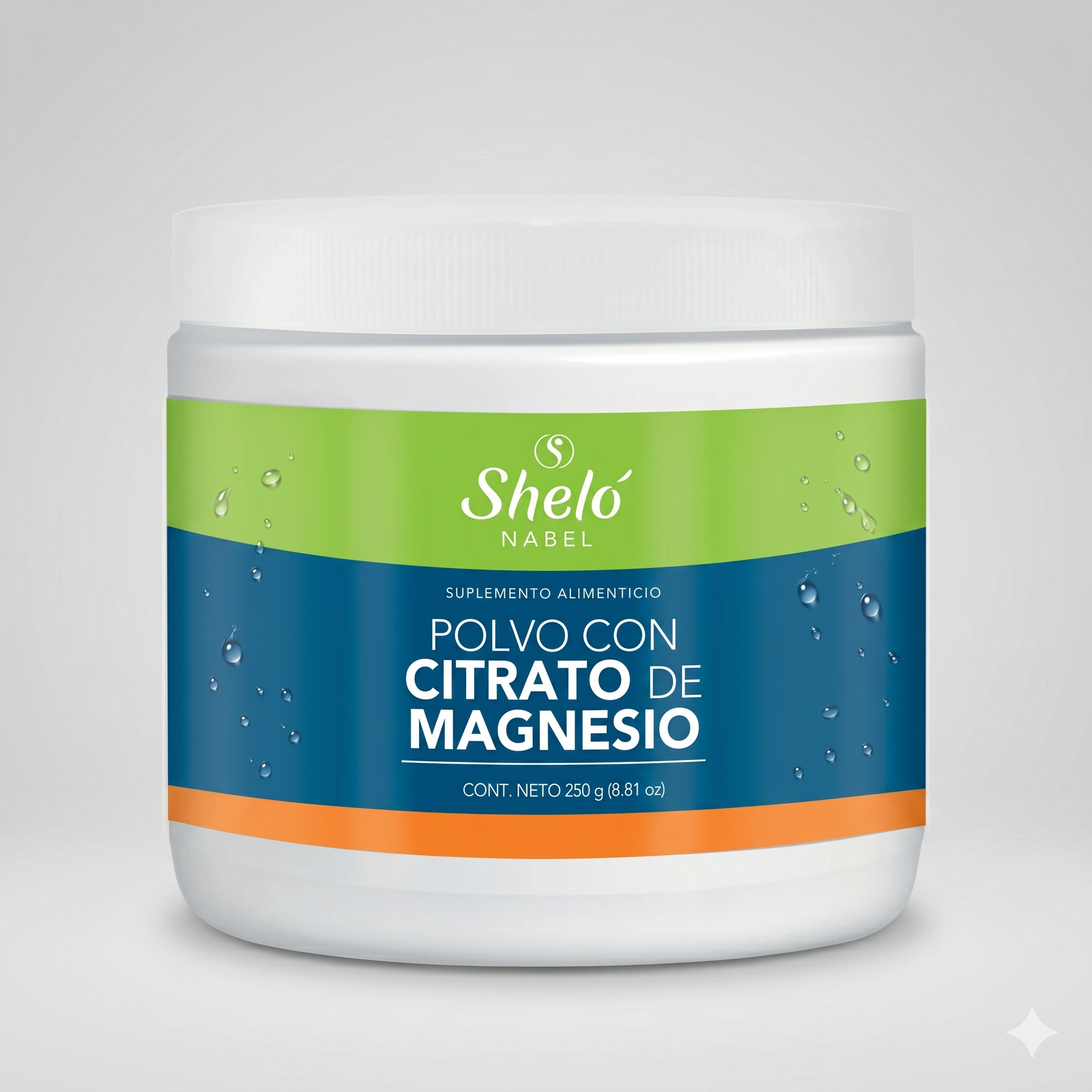 Polvo con Citrato de Magnecsio 250 g, Sheló Nabel