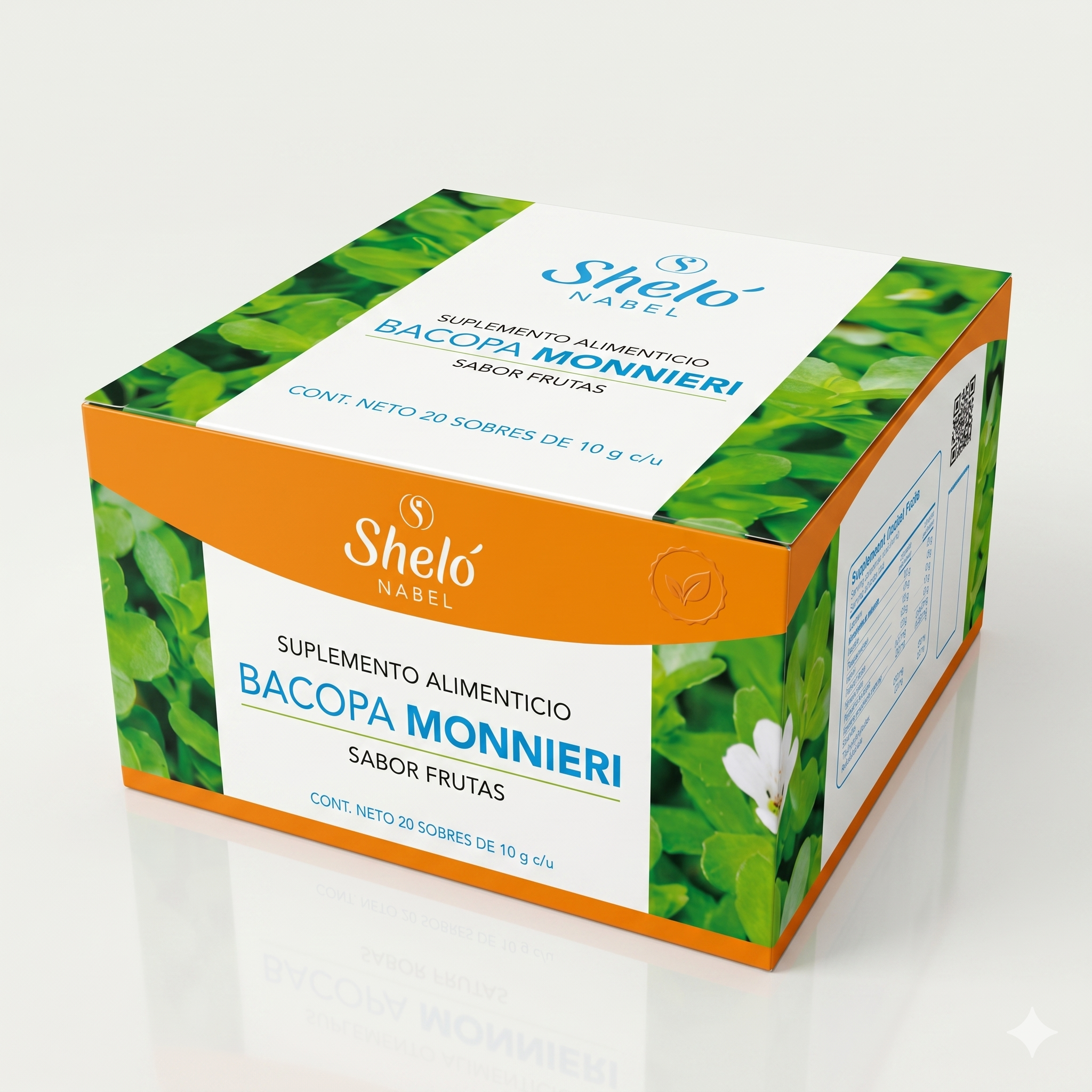 Bacopa Monnieri 20 sobres de 10 g c/u, Sheló Nabel
