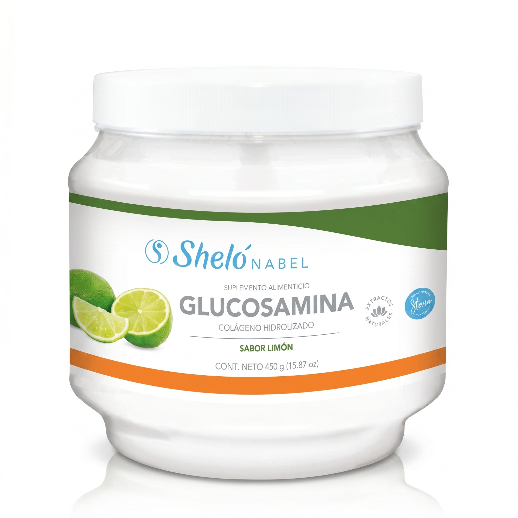 Glucosamina Colágeno Hidrolizado 450g, Sheló Nabel