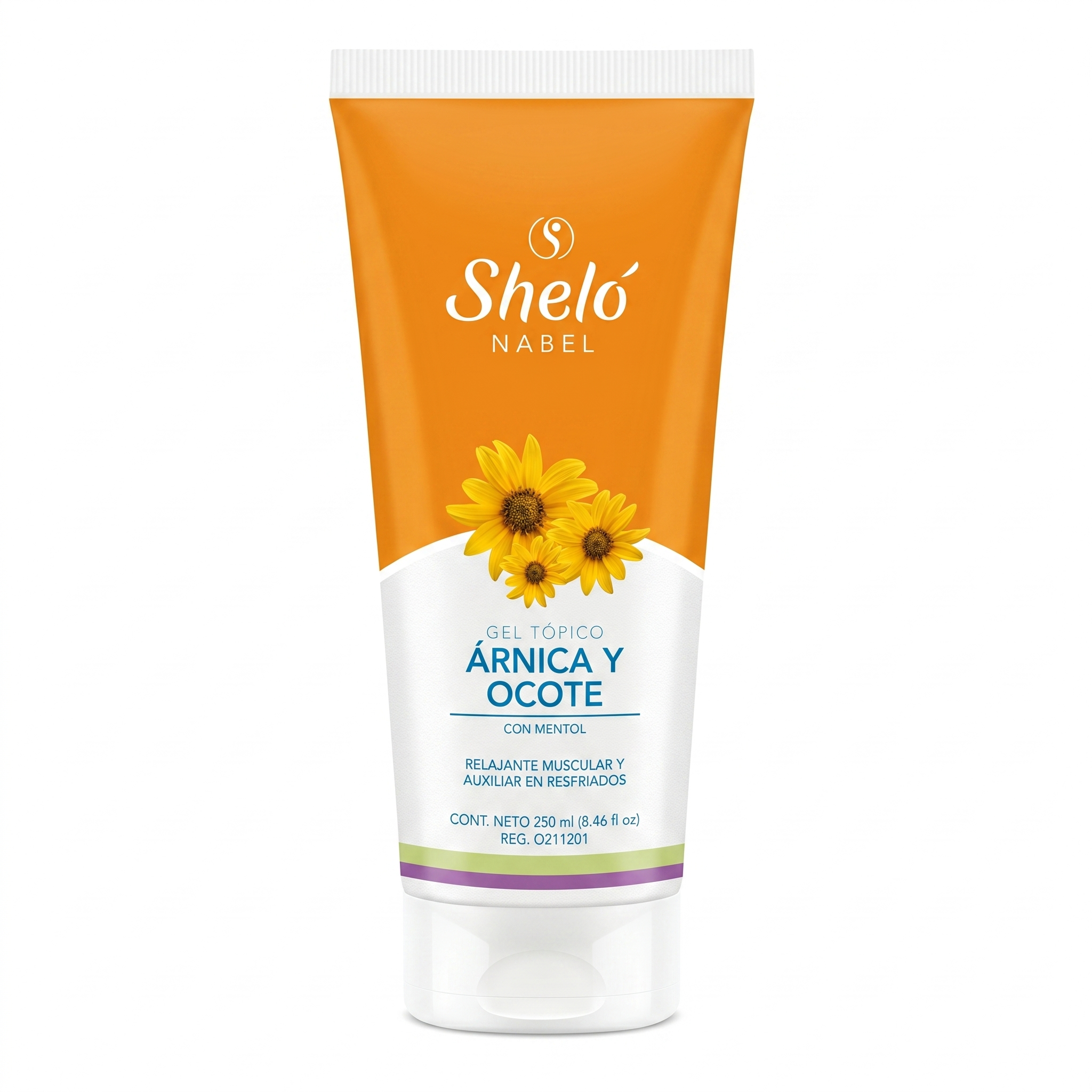 Gel Tópico Árnica y Ocote 250 ml, Sheló Nabel