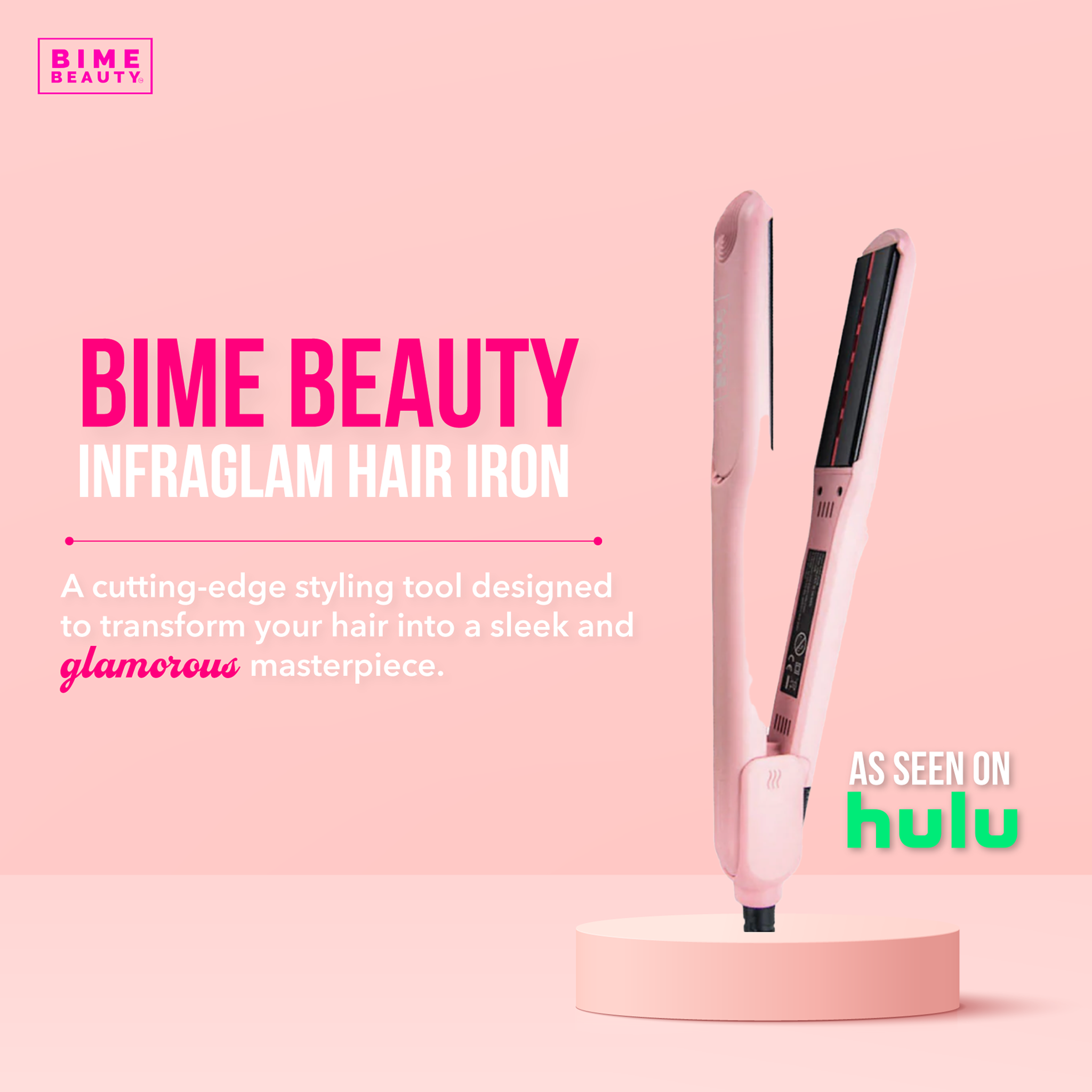 Plancha iluminadora para el cabello InfraGlam
