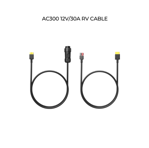Cable para vehículos recreativos de 12V/30A para AC300/AC500