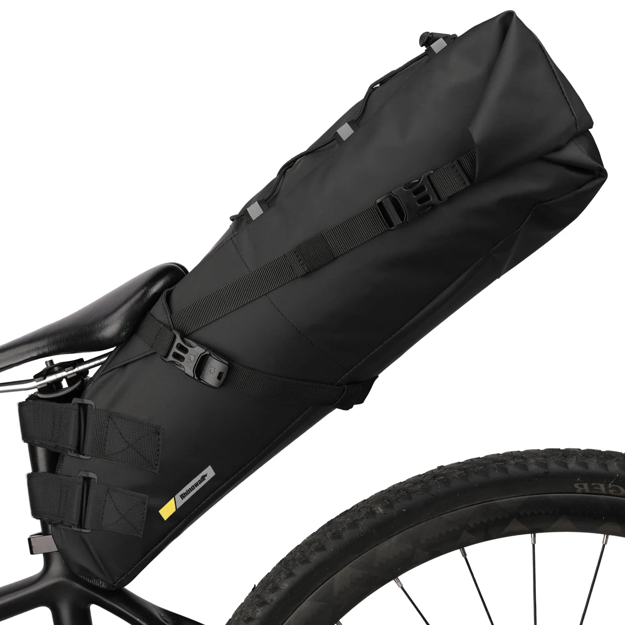 10L Waterproof Bike Saddle Bag Large Rear Pannier Black-0