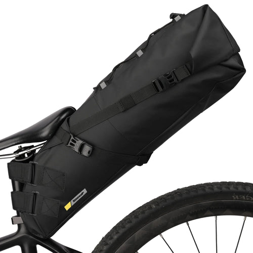 10L Waterproof Bike Saddle Bag Large Rear Pannier Black-0