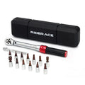 15-Piece Bicycle Torque Wrench Set Red-0