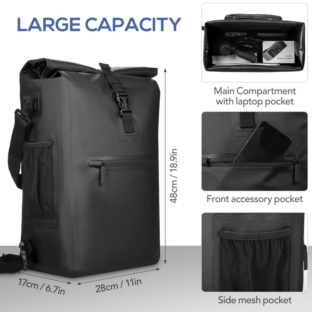 Outdoor Waterproof Bike Bag 3-in-1 MTB Bicycle Rear Rack