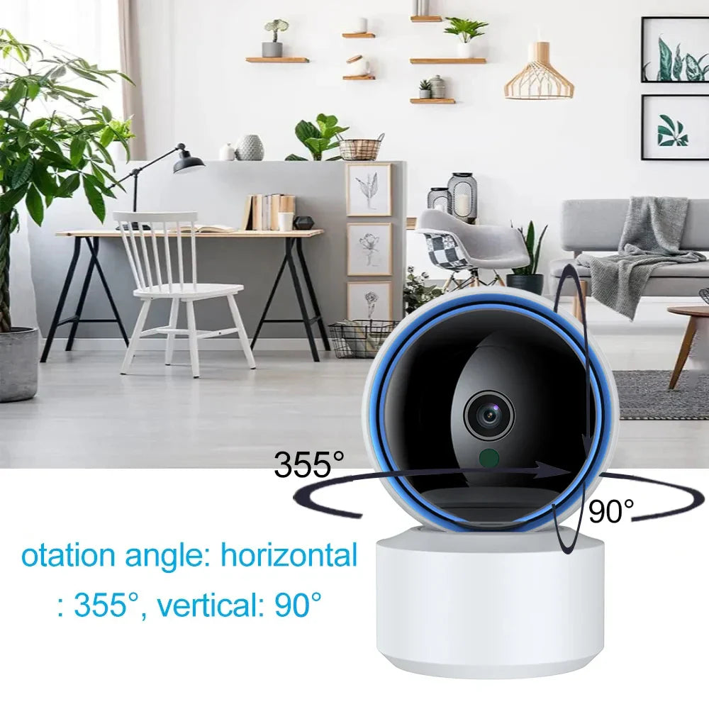 Cámara monitora para bebés con wifi y visión nocturna (1080P)