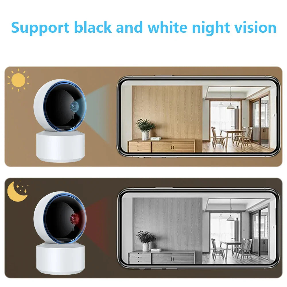 Cámara monitora para bebés con wifi y visión nocturna (1080P)