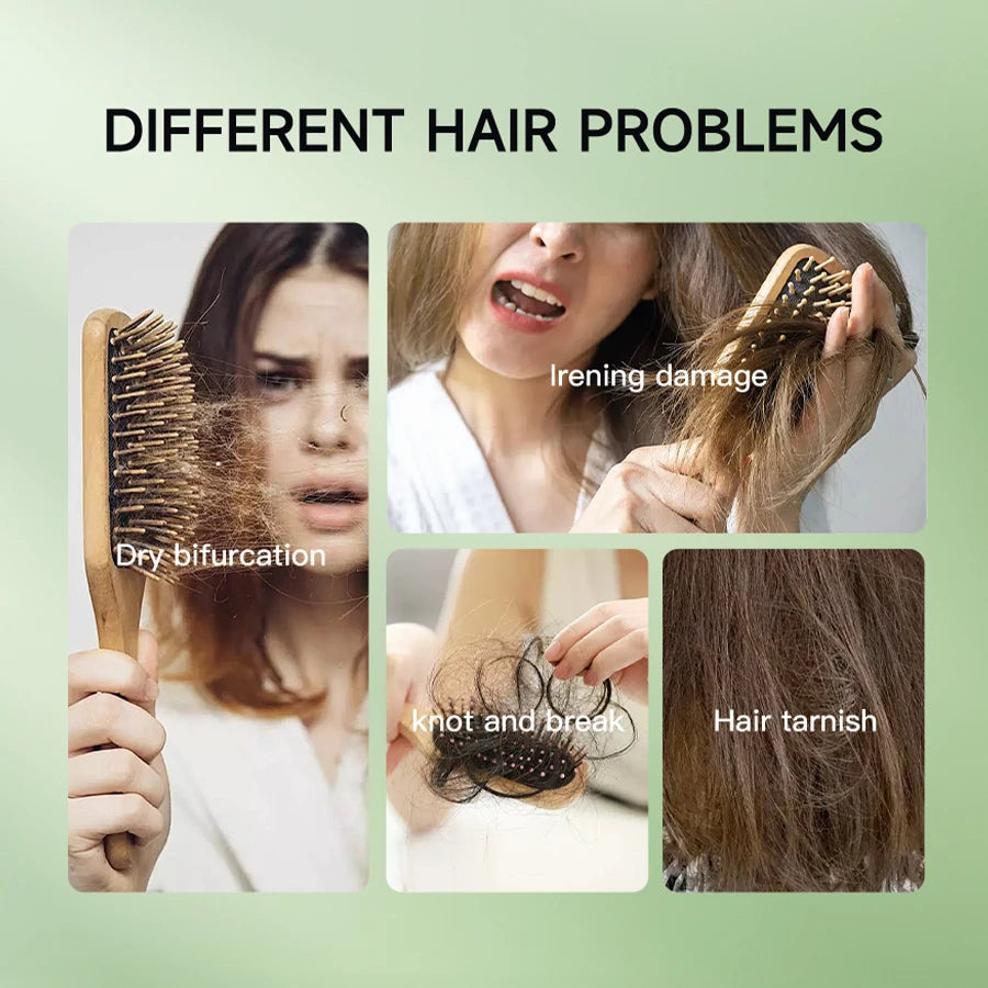 ¡Las puntas secas y abiertas son tu peor pesadilla! Aceite esencial de romero para el cuidado del cabello, sin enjuague, no pegajoso, herramienta para alisar el cabello.