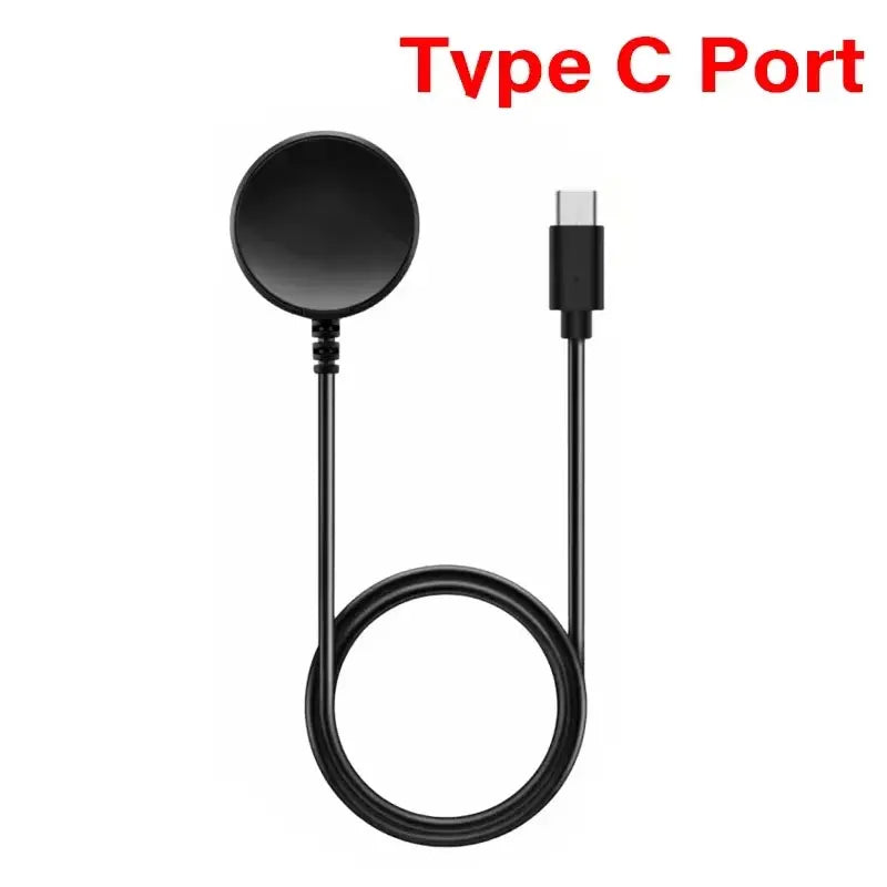 Cargador USB-C para Samsung Galaxy Watch 7/6/6 Classic/5/5 Pro/4/4 Classic, accesorios para relojes inteligentes, cargador de repuesto