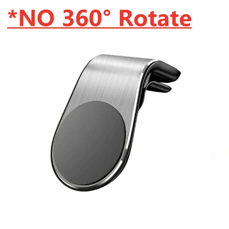 Soporte magnético para teléfono de coche con clip para rejilla de ventilación, soporte para móvil de coche, compatible con iPhone, Xiaomi, Samsung y LG.