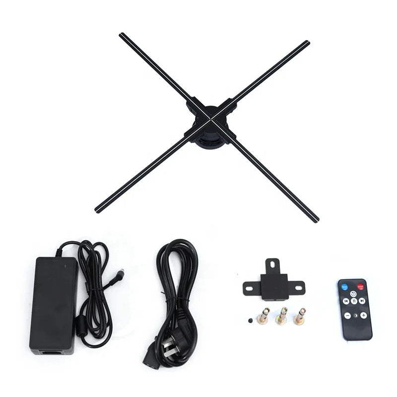 Pantalla LED 3D de alta calidad, Wifi, 65-75 cm, 3x3, Robot, Altura Humana, Holo, Video Wall, Ventilador Holográfico con Bluetooth