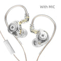 Auriculares KZ EDX PRO de 10 mm con circuito magnético dual y controlador dinámico, auriculares HIFI con graves potentes, auriculares deportivos con cancelación de ruido KZ ZSTX ZSN PRO ZAS