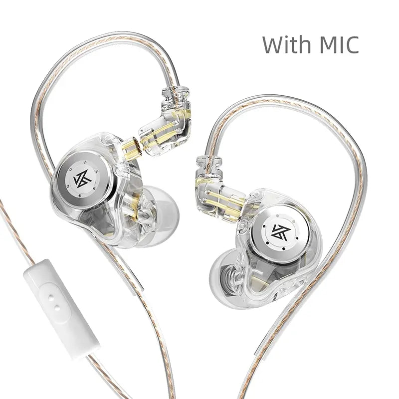Auriculares KZ EDX PRO de 10 mm con circuito magnético dual y controlador dinámico, auriculares HIFI con graves potentes, auriculares deportivos con cancelación de ruido KZ ZSTX ZSN PRO ZAS