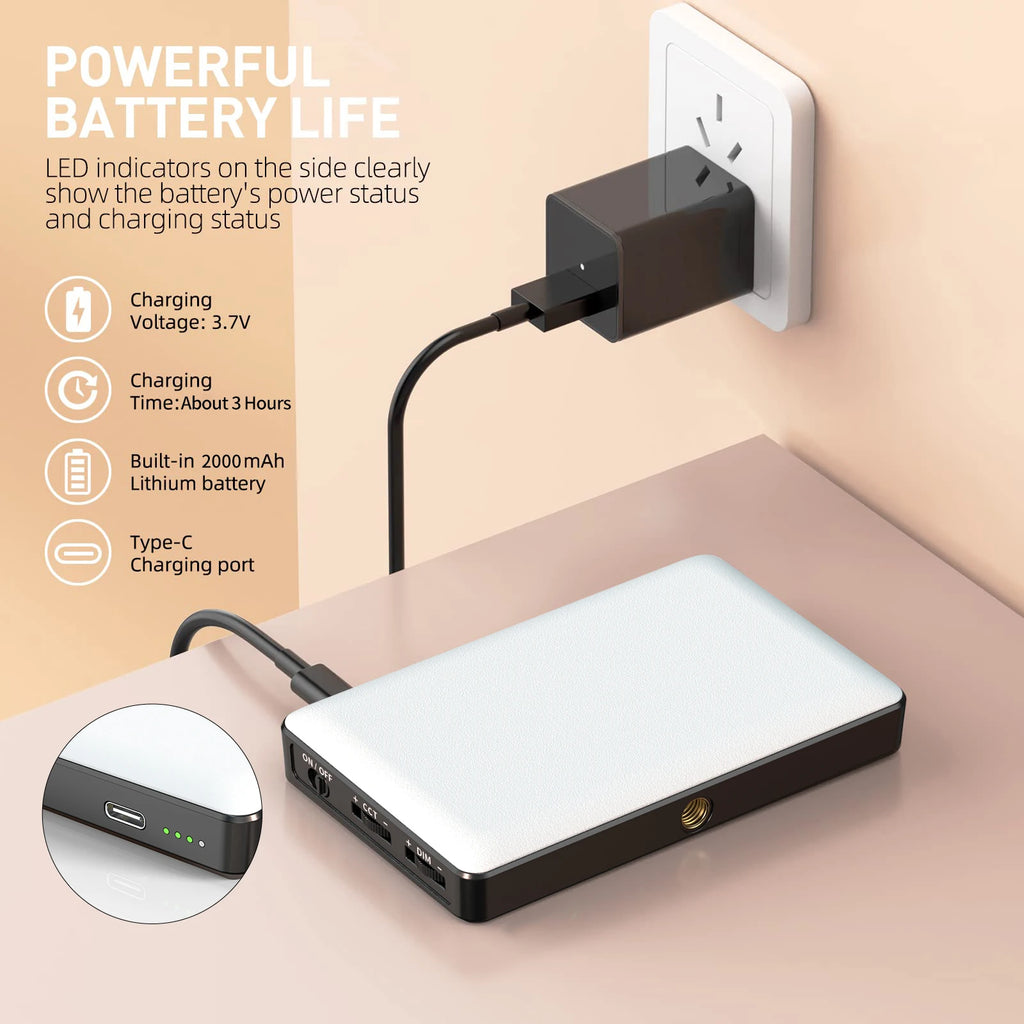 Liquidación_Luz para selfies de smartphone, luz para videoconferencias, luz LED portátil compatible con teléfonos móviles, iPads, portátiles y cámaras_