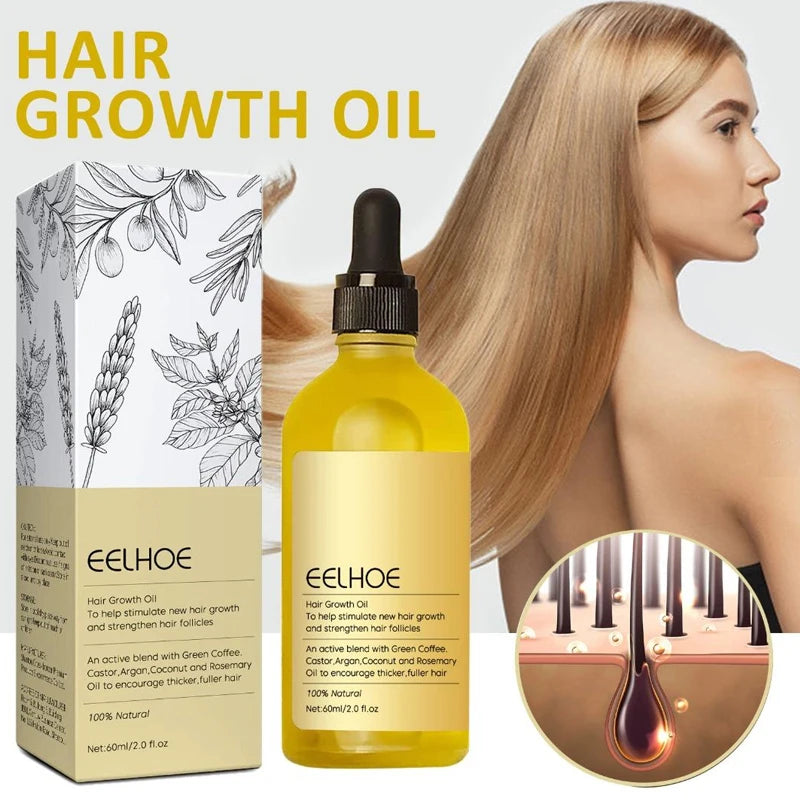Aceite esencial de romero para cabello denso, vegano, con lavanda, 60 ml. Repara el cabello dañado, previene la caída, suaviza y nutre el cabello.