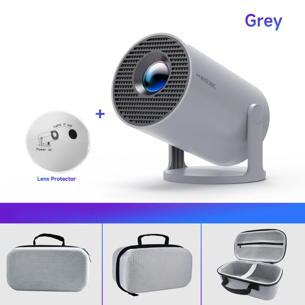 Proyector Magcubic HY300 Pro 8K Android 14 Dual Wifi6 290ANSI Allwinner H726 BT5.4 1080P 1280*720P Proyector de cine en casa para exteriores