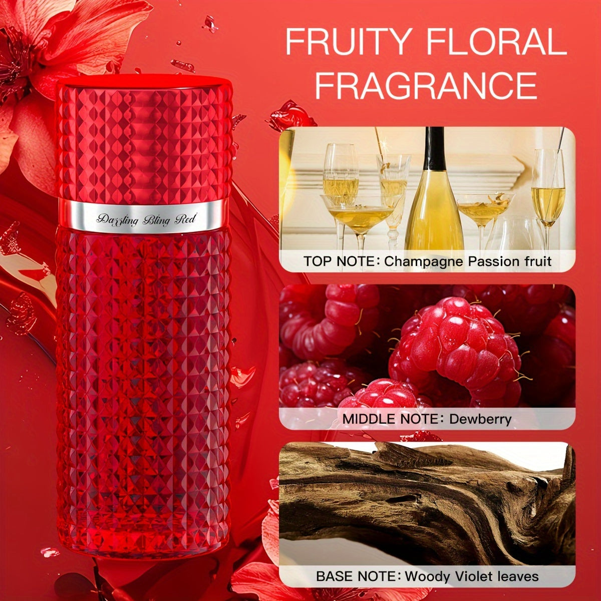 Agua de perfume floral para mujer de 30 ml