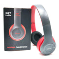 Auriculares Bluetooth plegables inalámbricos con micrófono y control de volumen para iPhone y Android.