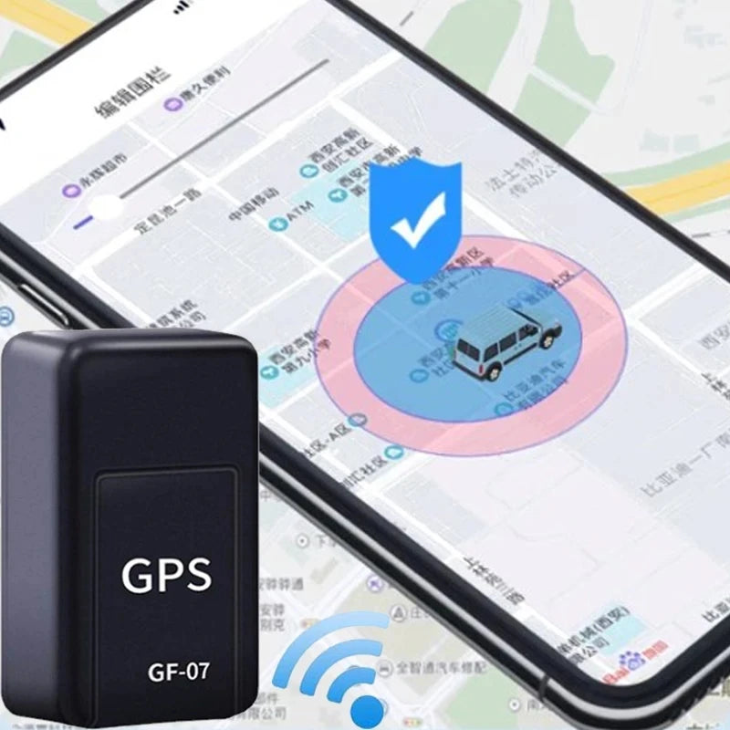 Localizador GPS para coche Mini GF07, aplicación de posicionamiento GPS, dispositivo de rastreo GPS magnético potente, localizador GPS antipérdida para vehículos.