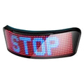 2025 Luz de advertencia para casco de motocicleta, conducción nocturna, DIY, pantalla LED programable para casco, pantalla LED RGB, luz trasera B K8D8