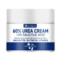 Crema para pies SUYARUN con 60 % de urea para talones agrietados y piel seca: tratamiento hidratante intensivo, removedor de callos, cuidado del pie diabético.