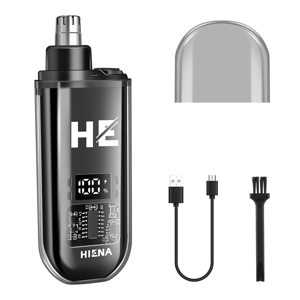 Hiena Finish Machine Electric Cortapelos Profesional Eléctrico Cortapelos para Barba Recargable Kit de Afeitadora y Recortadora de Cabello para Hombres