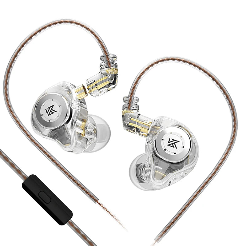 Auriculares KZ EDX PRO 1DD Dynamic Drive HIFI con graves potentes, ideales para deportes y con cancelación de ruido. Compatibles con KZ EDXPRO, ZSTX, ZSN PRO, ZAS, ES4 y SKS.